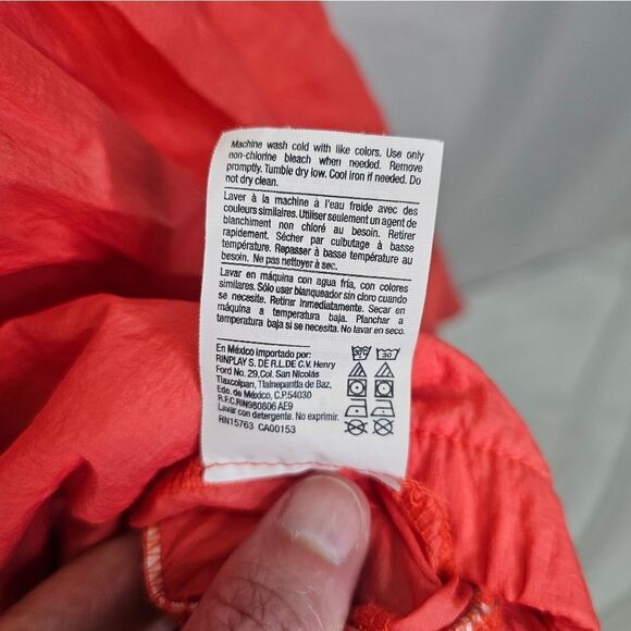 Champion Coral Manorak Pullover Windbreaker Jacket Size Large - Picture 13 of 15